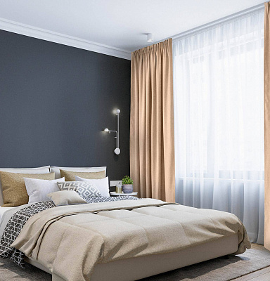 Канвас однотонные v07 с креплением Тесьма