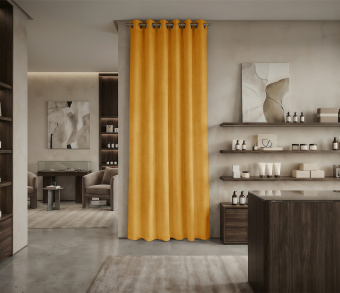 Штора Микровелюр v12 с креплением Люверсы. Фото 1