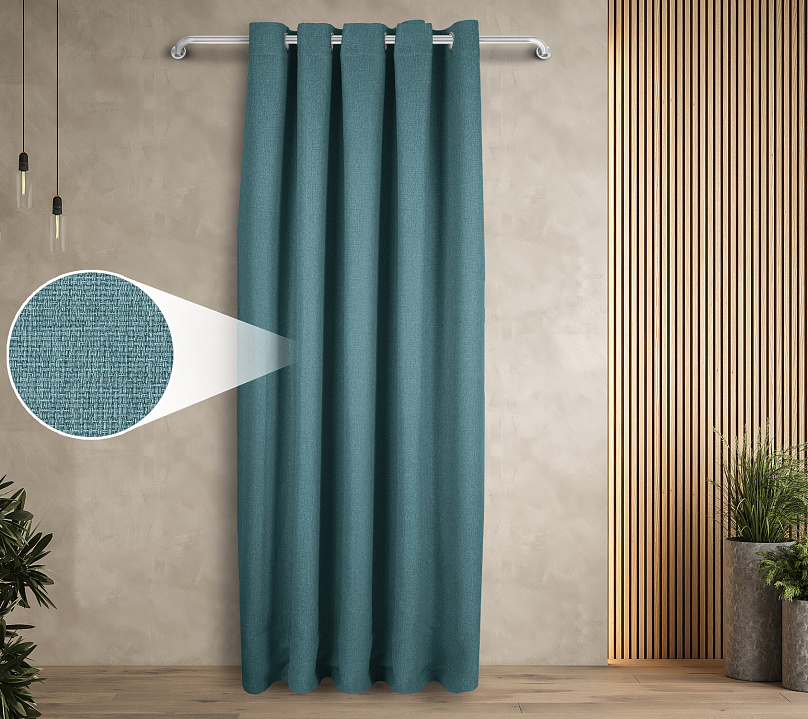 Штора Димаут Рогожка с креплением Люверсы v17. Фото 1