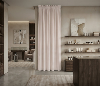 Штора Микровелюр v04 с креплением Кулиса с гребешком. Фото 1