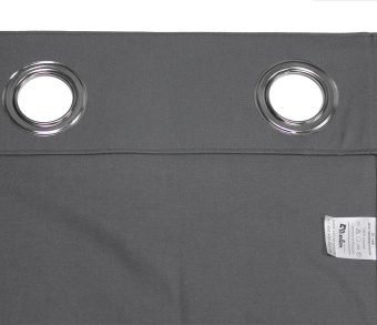 Шторы Стандарт серые на люверсах. Фото 6