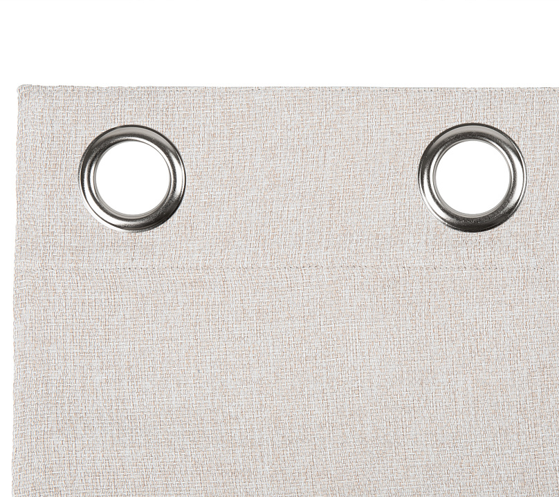 Штора Димаут Рогожка с креплением Люверсы v02. Фото 3