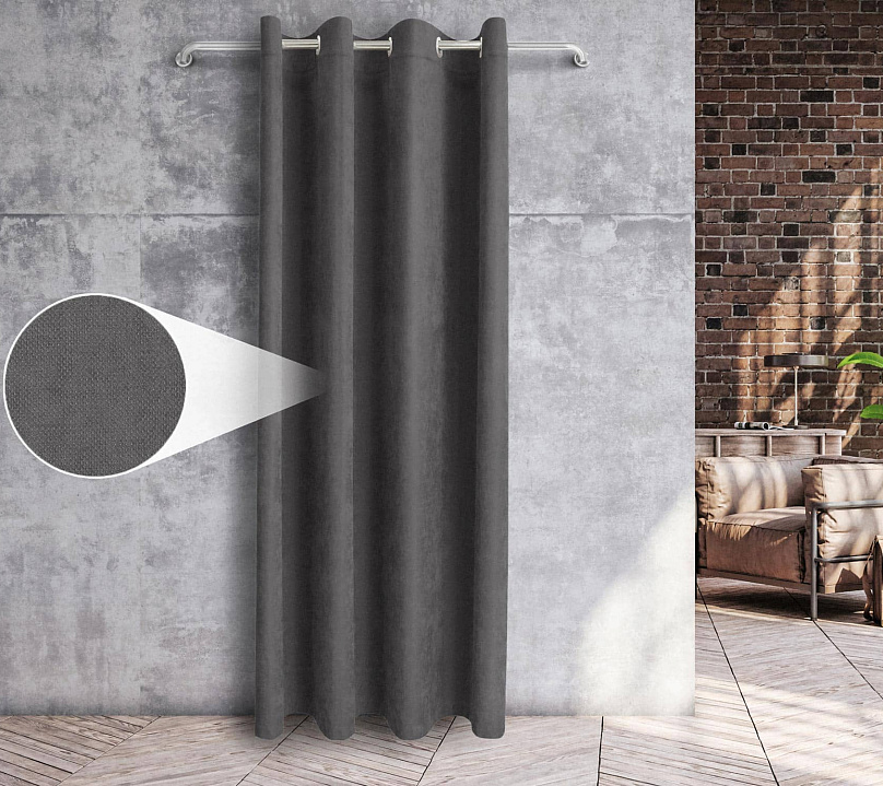 Канвас однотонные v47 с креплением Люверсы. Фото 3