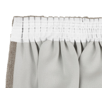 Штора Димаут Рогожка с креплением Шторная тесьма v09. Фото 5