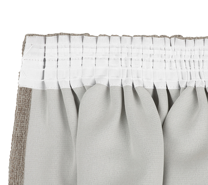 Штора Димаут Рогожка с креплением Шторная тесьма v09. Фото 5