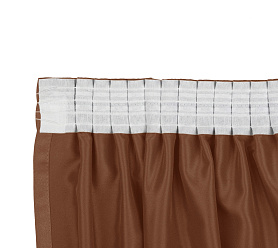 Штора Микровелюр v27 с креплением Шторная тесьма