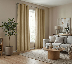 Штора Микровелюр v10 с креплением Люверсы