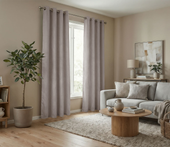 Штора Микровелюр v18 с креплением Люверсы. Фото 2