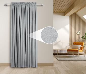 Штора Блэкаут Долли с креплением Кулиса с гребешком v03. Фото 1