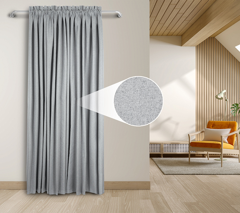 Штора Блэкаут Долли с креплением Кулиса с гребешком v03. Фото 1
