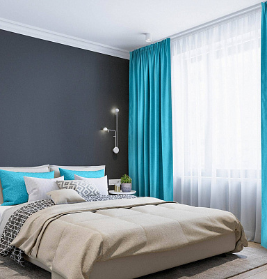 Канвас однотонные v28 с креплением Тесьма 