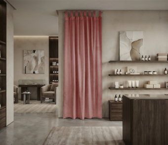 Штора Микровелюр v16 с креплением Петли с липучкой. Фото 1