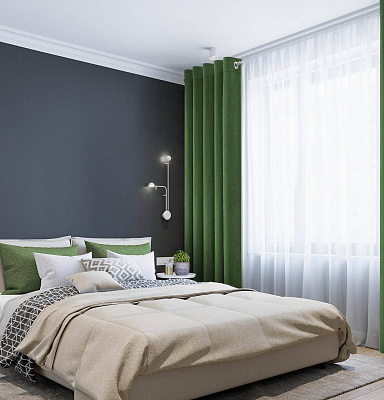 Канвас однотонные v34 с креплением Люверсы