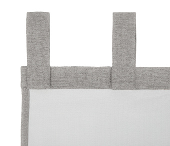 Штора Димаут Рогожка с креплением Петли с липучкой v10. Фото 4