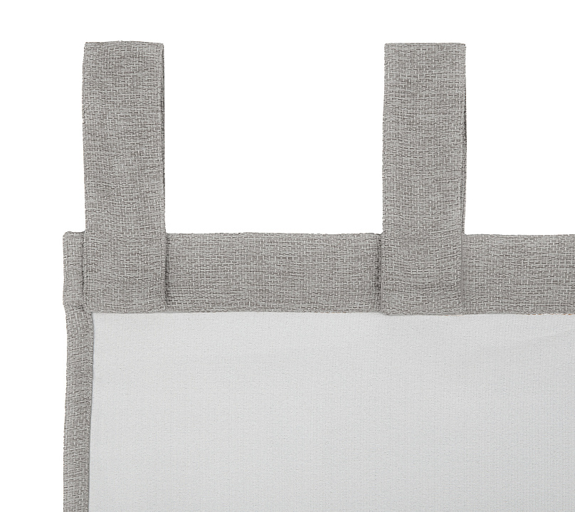 Штора Димаут Рогожка с креплением Петли с липучкой v10. Фото 4