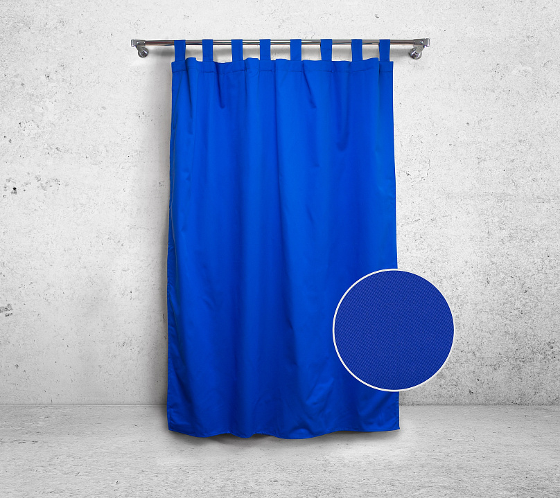 Шторы Стандарт василек на петлях на липучках. Фото 3