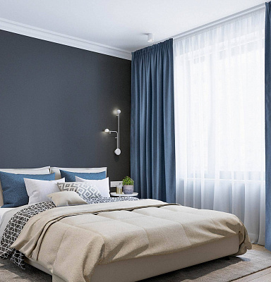 Канвас однотонные v41 с креплением Тесьма