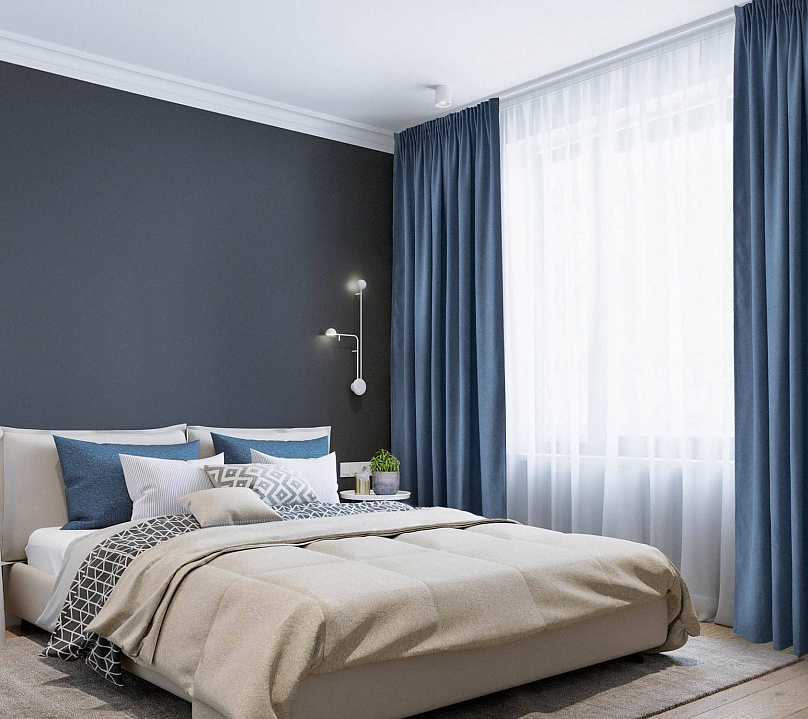 Канвас однотонные v41 с креплением Тесьма. Фото 1