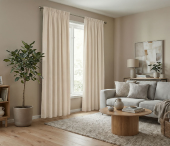 Штора Микровелюр v03 с креплением Шторная тесьма. Фото 2