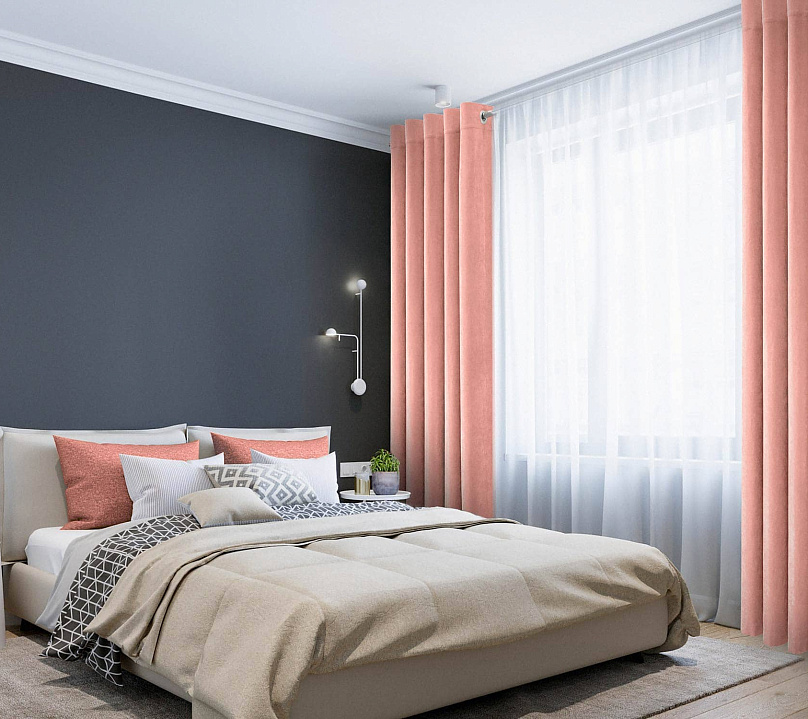 Канвас однотонные v23 с креплением Люверсы. Фото 1