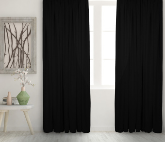 Штора Велюр матовый с креплением Кулиса с гребешком v33. Фото 2