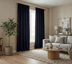 Штора Микровелюр v36 с креплением Кулиса