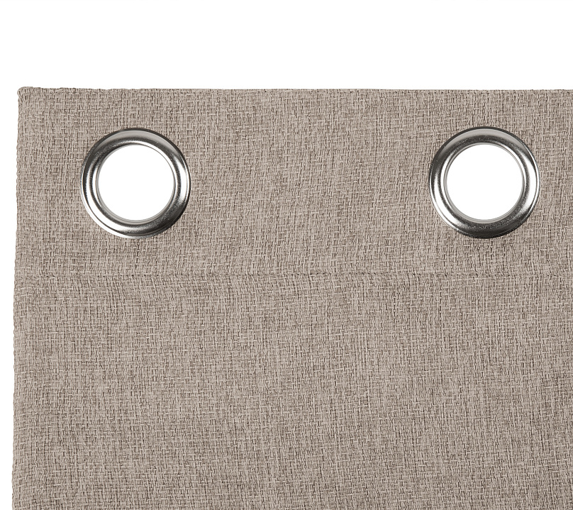 Штора Димаут Рогожка с креплением Люверсы v13. Фото 3