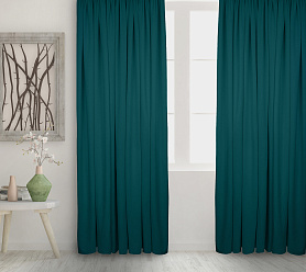 Штора Велюр матовый с креплением Петли v17
