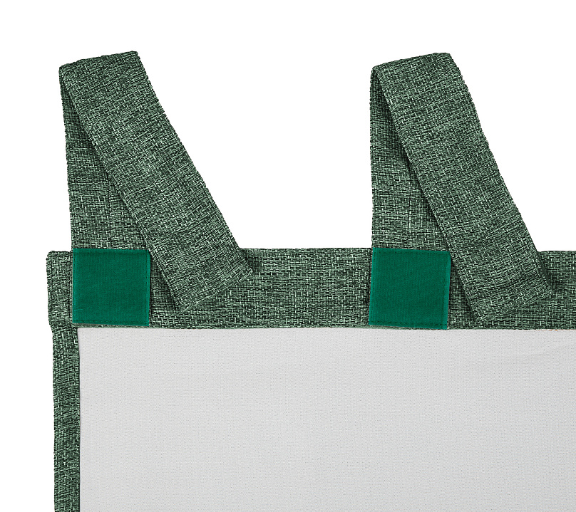 Штора Димаут Рогожка с креплением Петли с липучкой v21. Фото 5