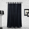 Шторы Премиум черные на петлях на липучках. Фото 3