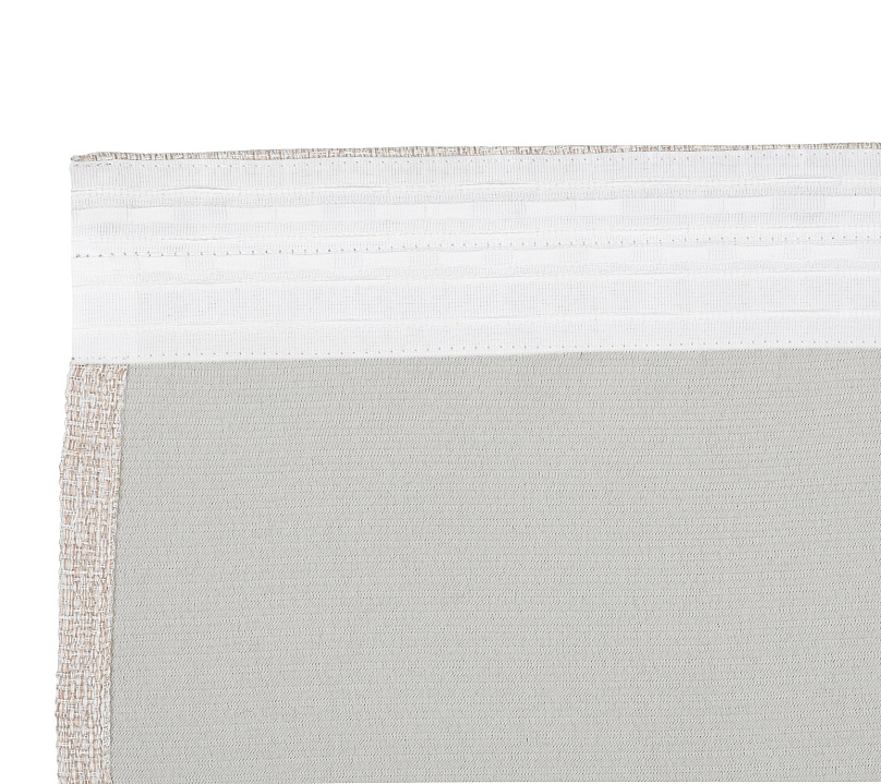 Штора Димаут Рогожка с креплением Шторная тесьма v02. Фото 4