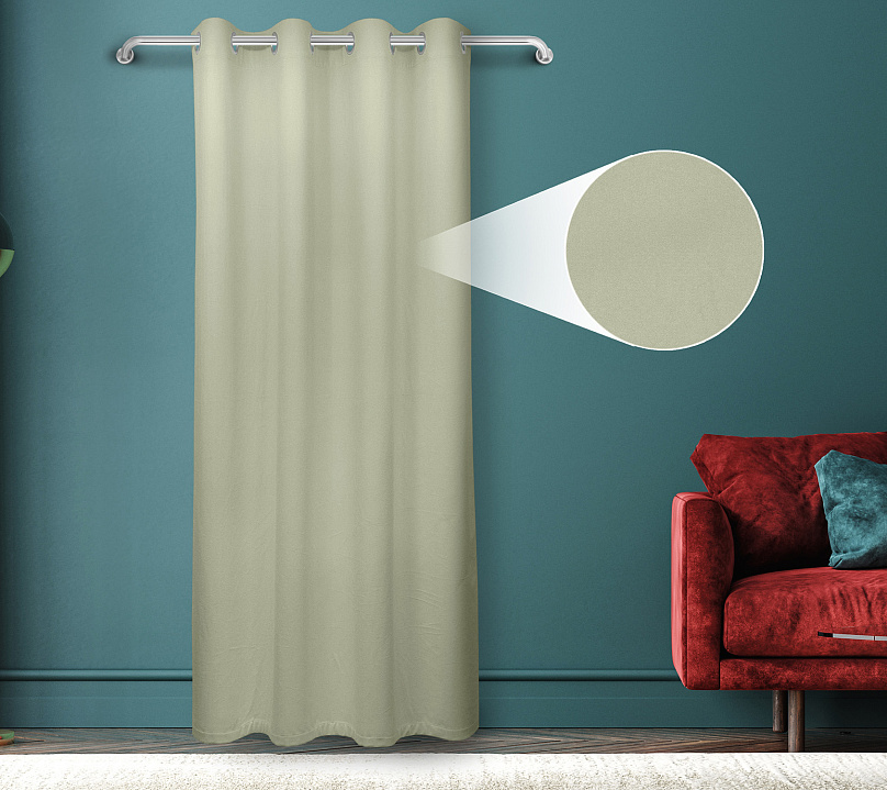 Штора Велюр матовый с креплением Люверсы v13. Фото 1