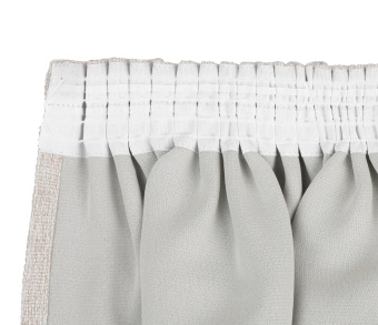 Штора Димаут Рогожка с креплением Шторная тесьма v02. Фото 5