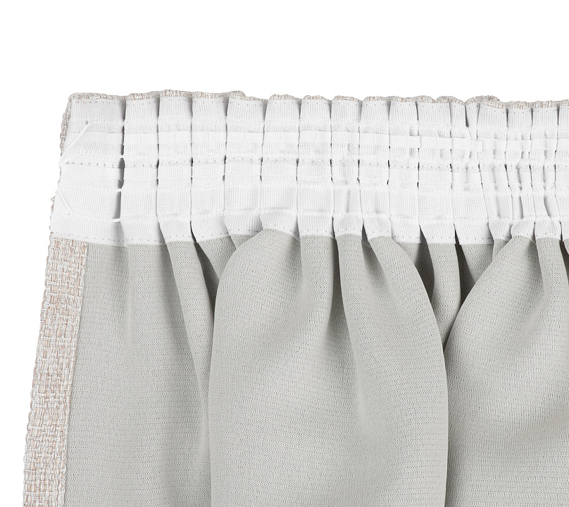 Штора Димаут Рогожка с креплением Шторная тесьма v02. Фото 5