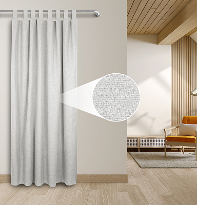 Штора Блэкаут Долли с креплением Петли с липучкой v02