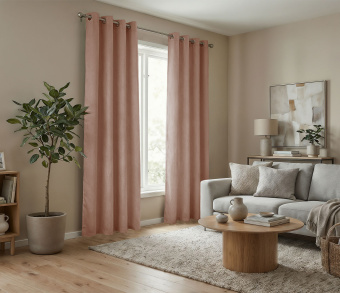 Штора Микровелюр v17 с креплением Люверсы. Фото 2