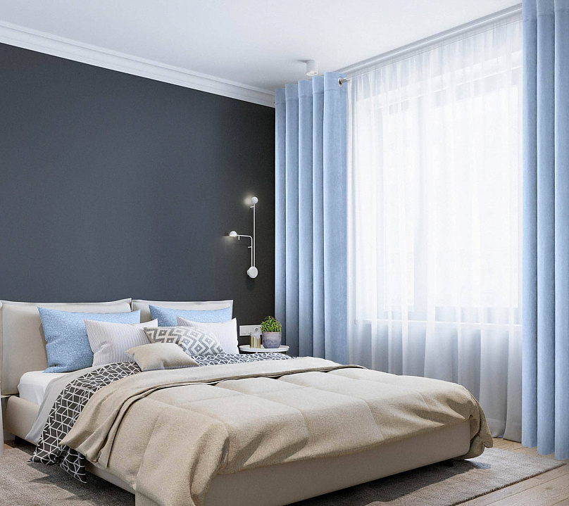 Канвас однотонные v38 с креплением Люверсы. Фото 1