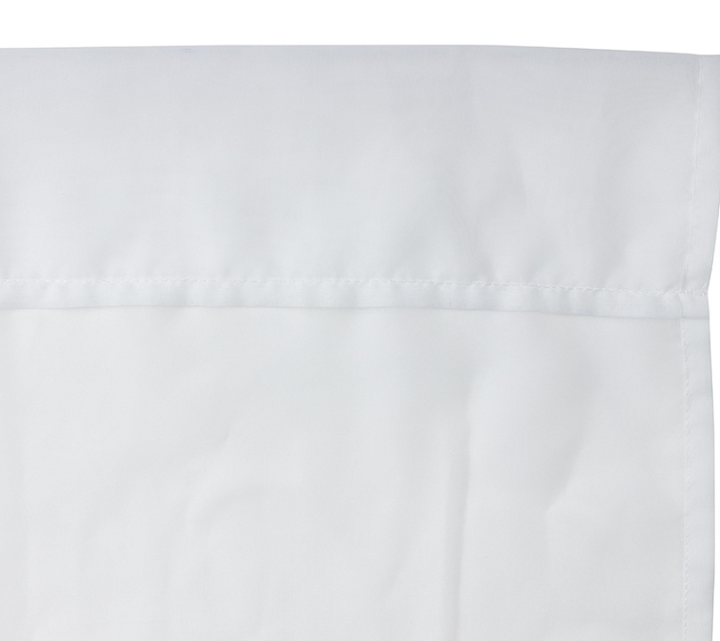 Вуаль однотонная белая на кулиске. Фото 6