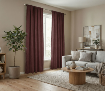 Штора Микровелюр v34 с креплением Кулиса. Фото 2