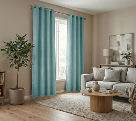 Штора Микровелюр v19 с креплением Люверсы