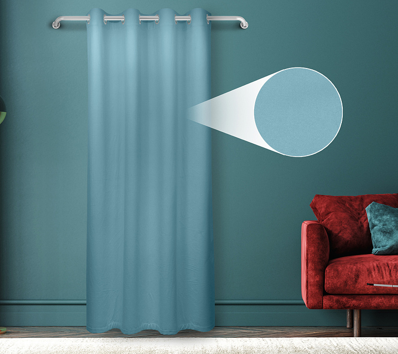 Штора Велюр матовый с креплением Люверсы v18. Фото 1