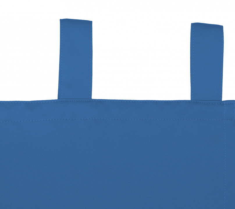 Шторы Премиум синие на петлях без липучек. Фото 6