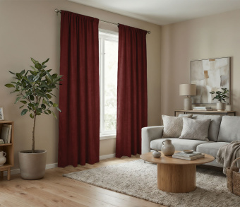 Штора Микровелюр v35 с креплением Кулиса. Фото 2