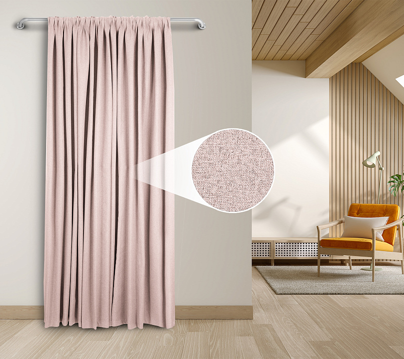 Штора Блэкаут Долли с креплением Кулиса v07. Фото 1