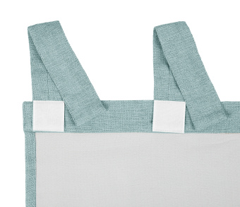 Штора Димаут Рогожка с креплением Петли с липучкой v15. Фото 5