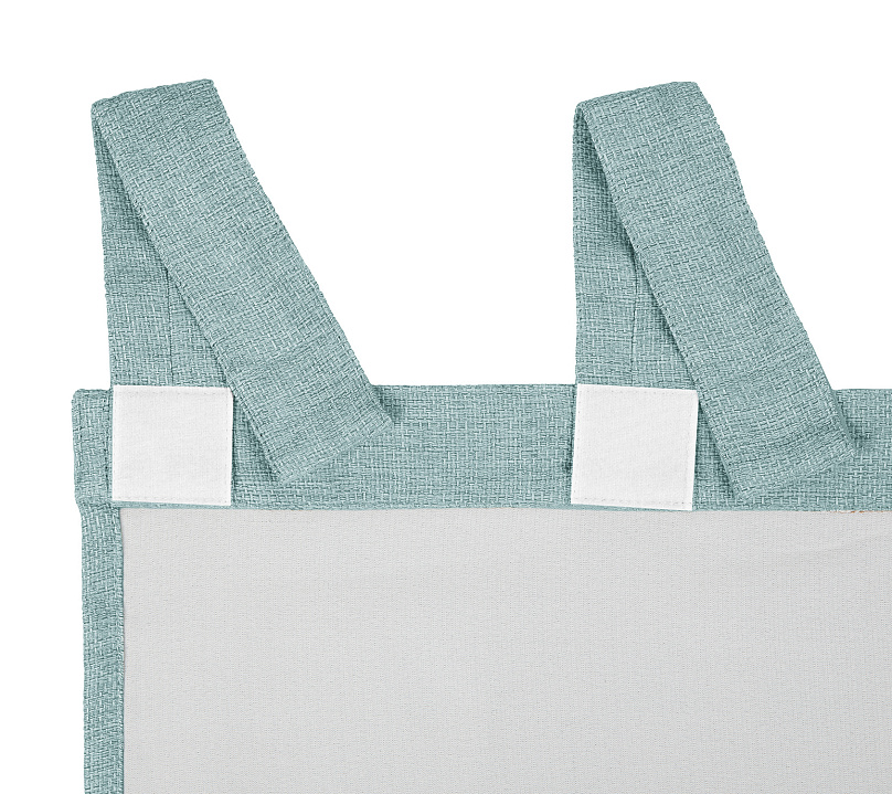 Штора Димаут Рогожка с креплением Петли с липучкой v15. Фото 5