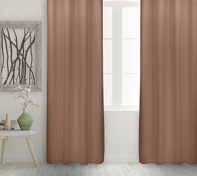 Штора Велюр матовый с креплением Люверсы v06