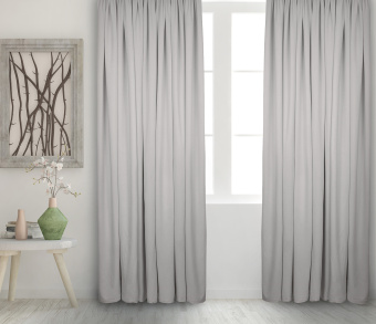 Штора Велюр матовый с креплением Петли v10. Фото 2