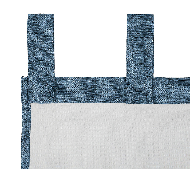 Штора Димаут Рогожка с креплением Петли с липучкой v19. Фото 4