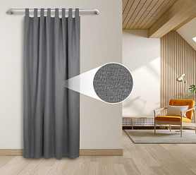 Штора Блэкаут Долли с креплением Петли v09